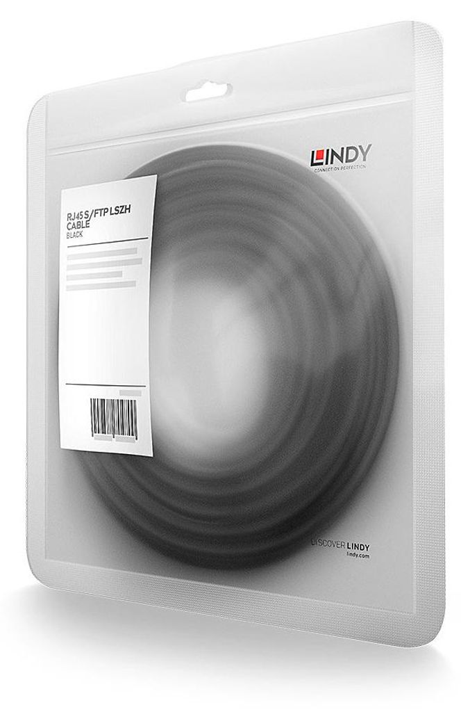 Lindy 47309 Netzwerkkabel Schwarz 2 m Cat7 S/FTP (S-STP)