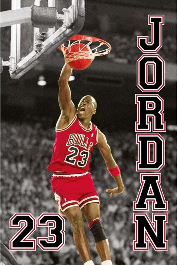 Michael Jordan Poster 23  61 x 91,5 cm Produktbild 3