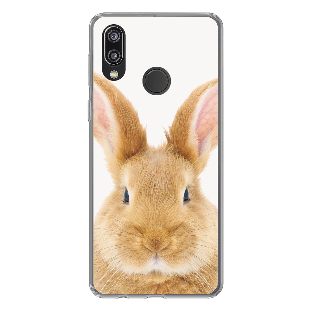 MuchoWow Handyhülle Schutzhülle Hülle für Huawei P20 Lite (2020) Kinder - Kaninchen - Kind - Mädchen - Jungen Silikon Softcase Handy Hülle ...