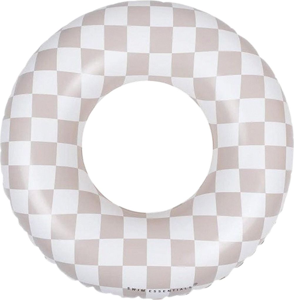 SWIM ESSENTIALS Bouée De Bain - Echecs Beige - 90 Cm Produktbild 