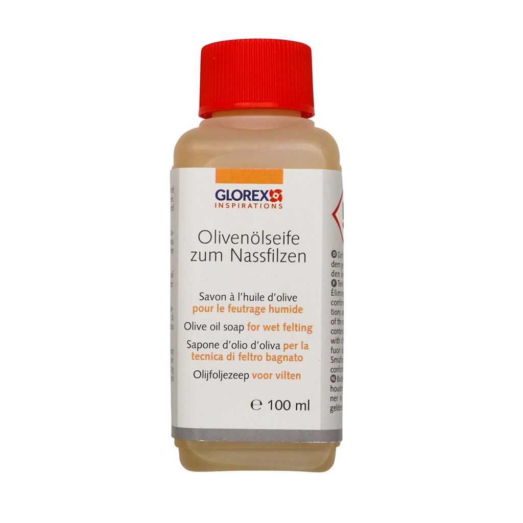 GLOREX Olivenölseife 100 ml Naturseife Handpflege Feuchtigkeitsspender