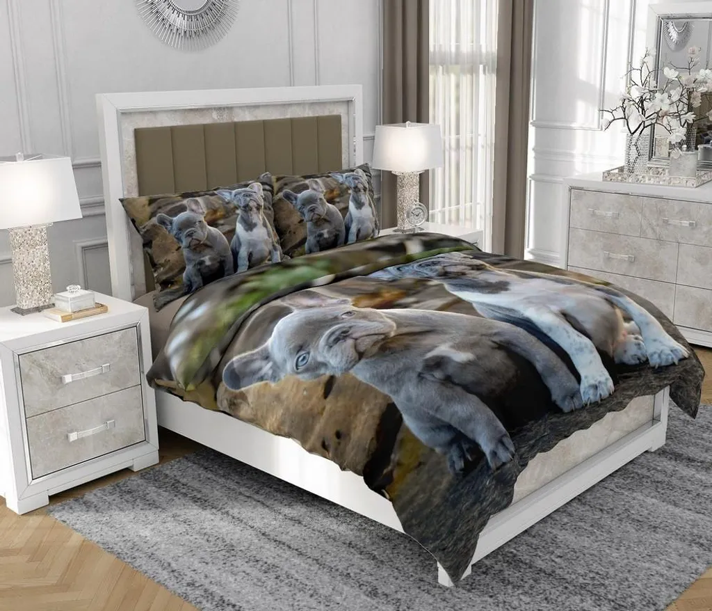 Set 3 Pezzi SOVIO Cotone 100% Letto 160x200 cm - Riposo Naturale
