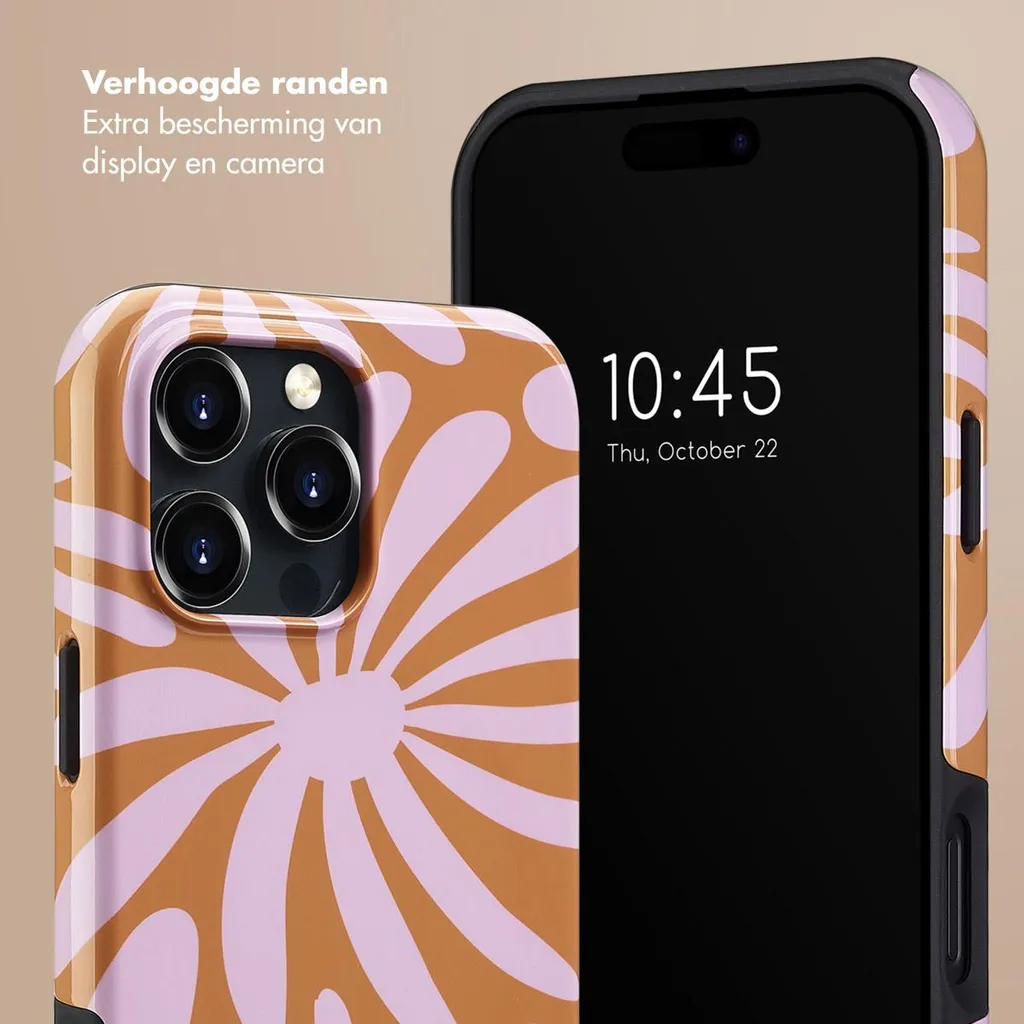 Selencia Vivid iPhone 16 Pro Max Case - Modern Bloom Pink MagSafe - 10