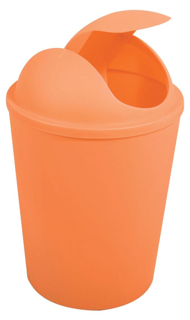 MSV afvalbak AKO, 5,5 liter, met scharnierend deksel, Productafbeelding 
