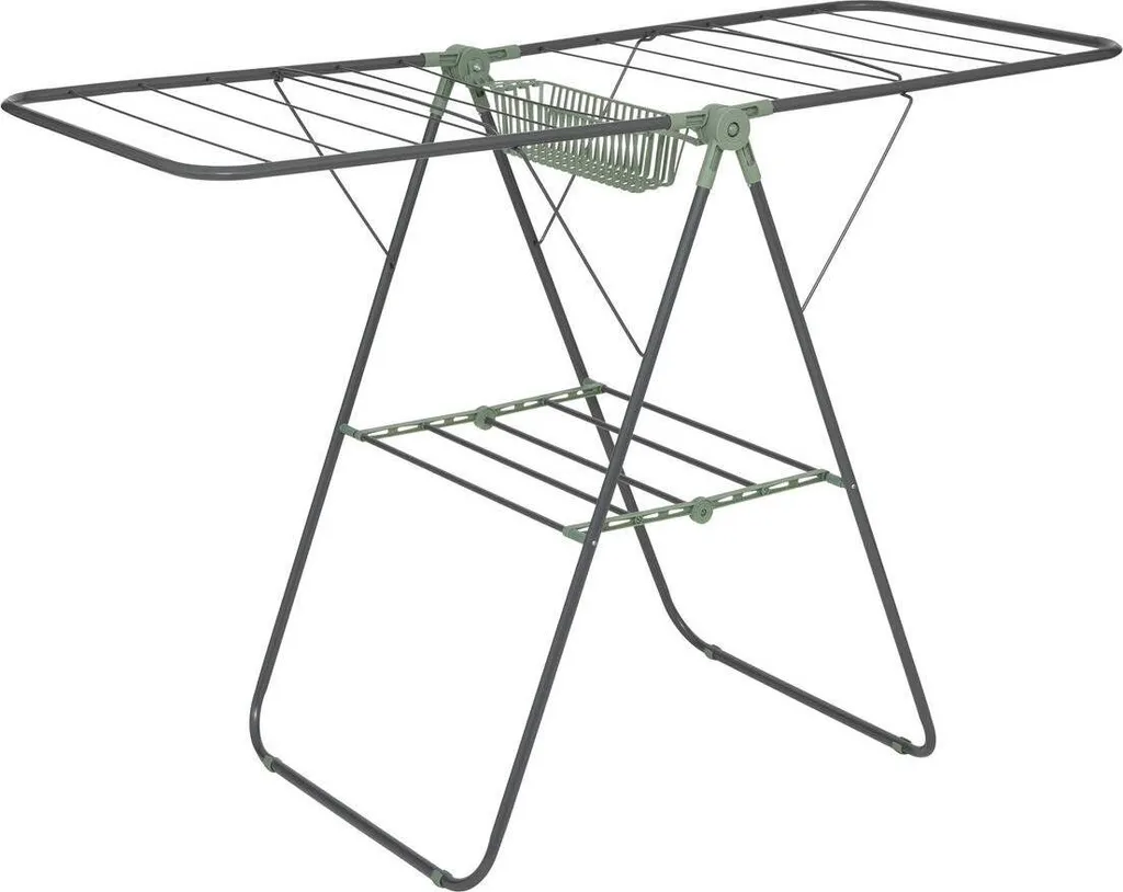 Étendoir à linge pliable pont Accona Plus avec 13m de séchage métal