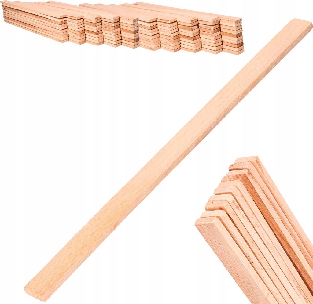 Dřevěná míchačka na barvy, 30 cm (sada 100 kusů) Obrázek produktu 