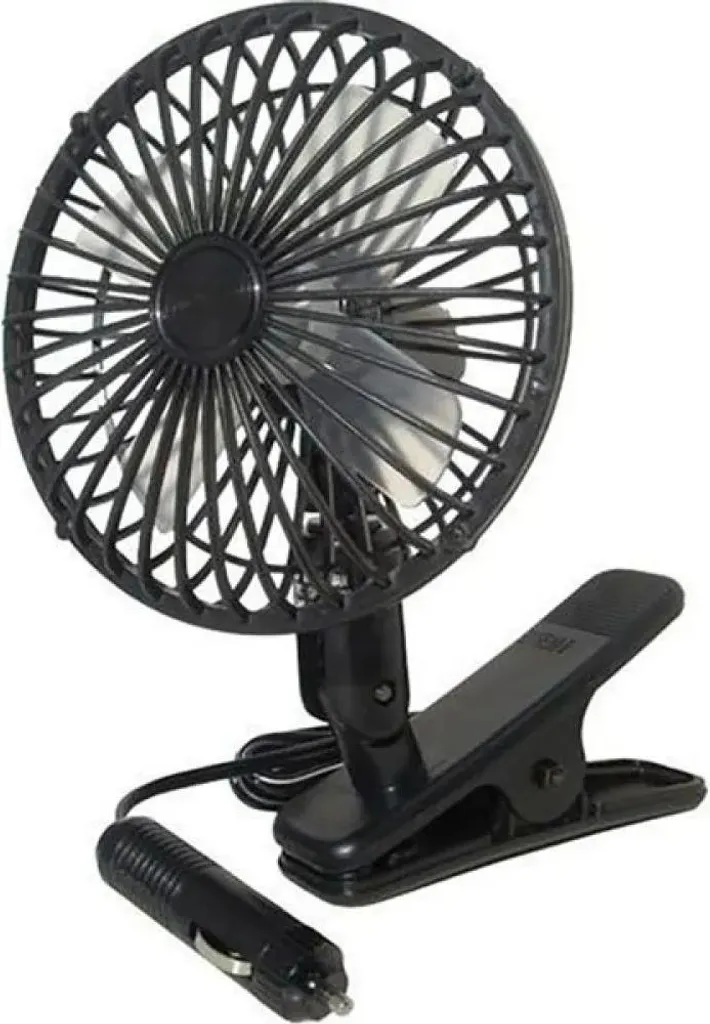 Ventilateur Goldenship 12V Noir : Idéal pour Rafraîchir Cabine et Cabine