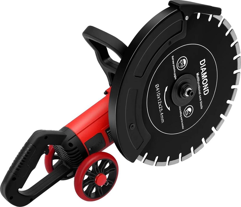 Kreissäge, 4000W Motor, Hochfester Sägeblatt, schwarz