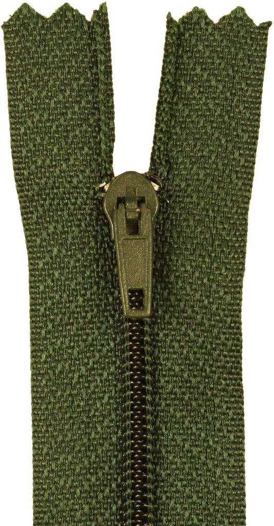 1 Reißverschluss spiral 25cm x 3mm unteilbar, Autolock, wähle aus 35 Farben, Farbe:327 khaki