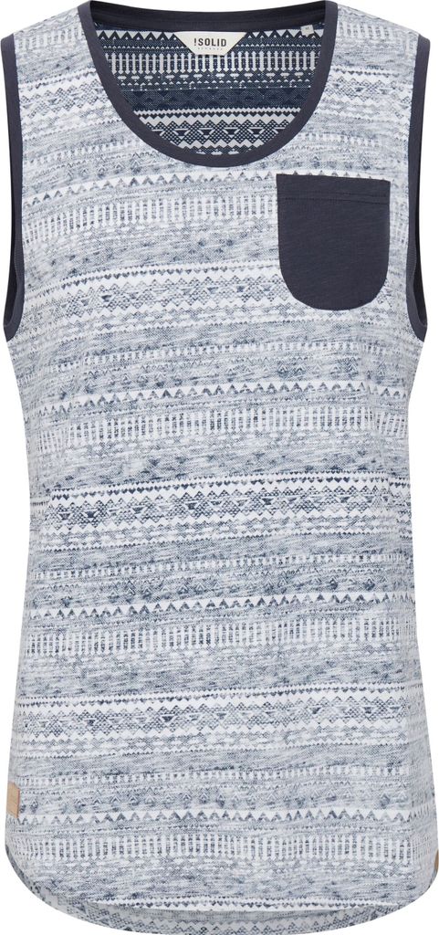 SOLID SDImbre Herren Tank Top Sport-Shirt Muscle-Shirt mit Brusttasche 100% Baumwolle Regular fit