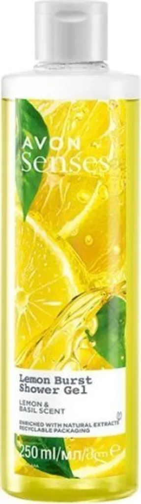 Gel Doccia Lemon Burst 500ml | Detergente Energizzante Limone e Basilico