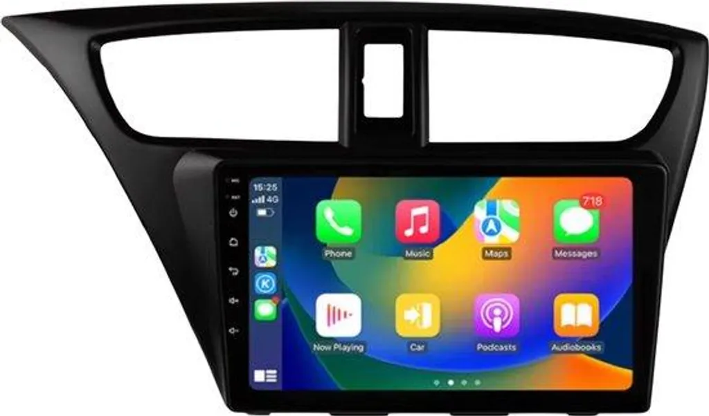 Autoradio GPS 64 Go pour Honda Civic 9 - Écran Tactile CarPlay Série S