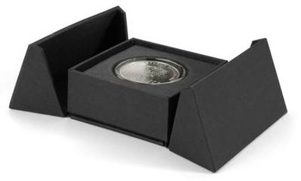 Porta Münzetui für eine runde Münzkapsel 33 mm, schwarz Produktbild 