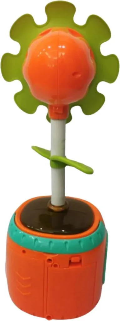 Machine à bulles fleur avec LED multicolores et mélodies intégrées