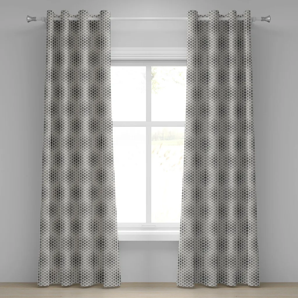 Rideaux de salon pour décoration murale moderne - 280 cm x 245 cm
