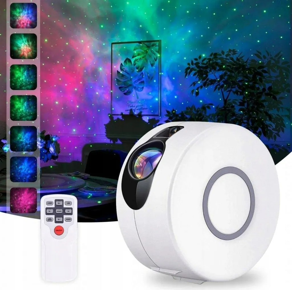 Lampe Projecteur Galaxy Aurora à LED avec Télécommande et Effets Boréals