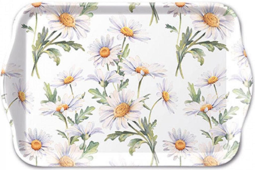 Ambiente Tablett Schöne Gänseblümchen 13x21cm Produktbild 