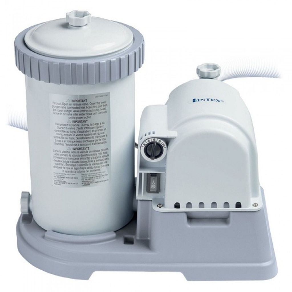 Intex 28634, Pumpa na olejový filter, Šedá, Plast, 3,8 cm, Obrázok produktu 