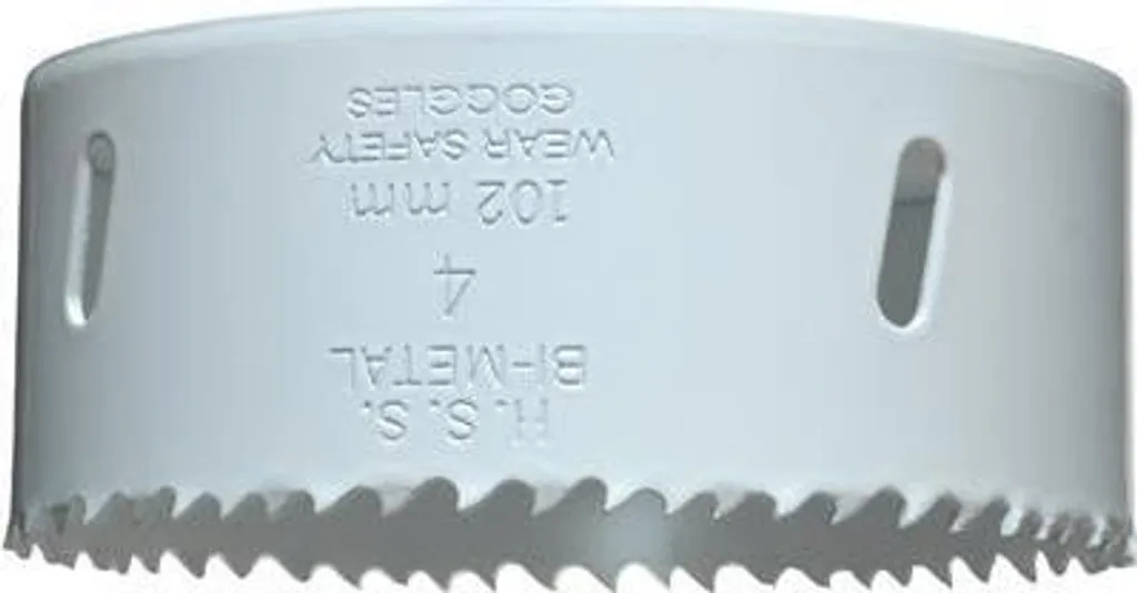 Trépan HSS Bimétal 102mm KWB haute résistance avec denture variable