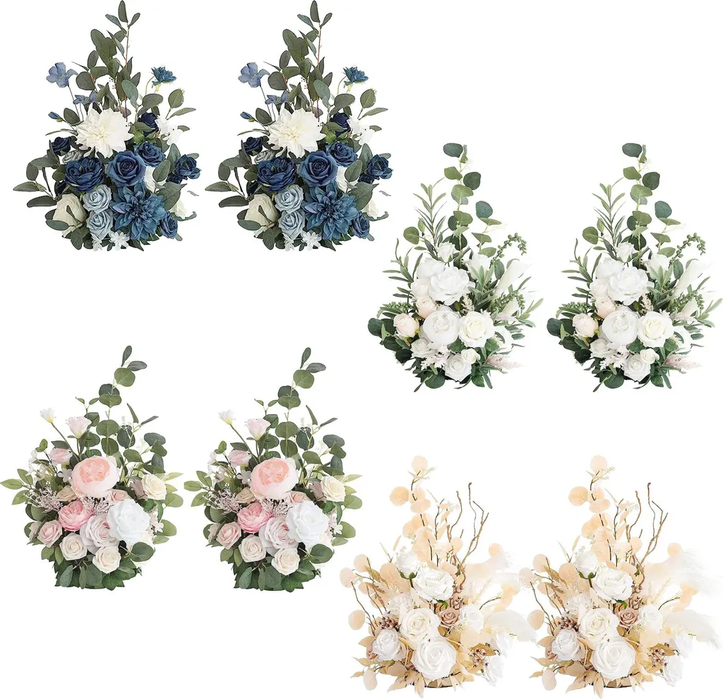 Décoration arche mariage fleurs artificielles - Solution prête à poser