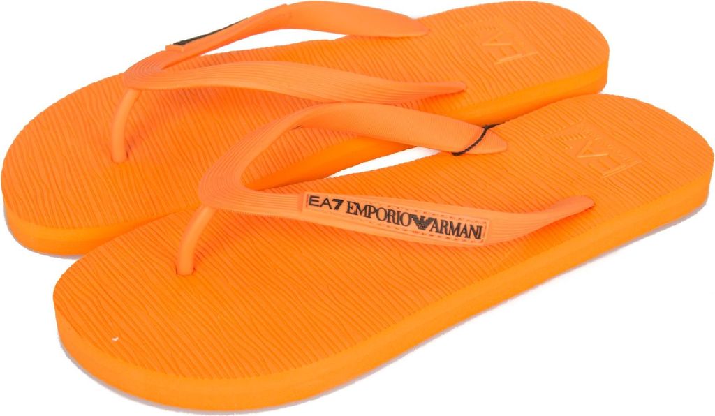 Flip Flop Man Meer oder Pool EA7 EMPORIO ARMANI Artikel 905002 7P295 SEA WORLD CORE U FLIP FLOP, ITA 41 - UK 7,5 - USA 8 - CN 263, Gomma 100%