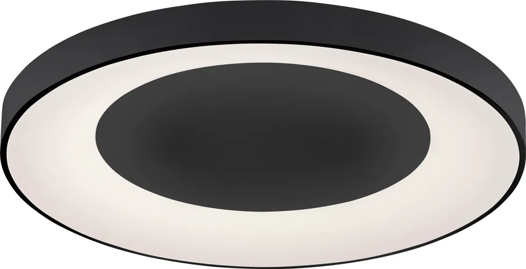 Plafonnier LED 6600lm ultra puissant, intensité CCT ajustable, gris 54W
