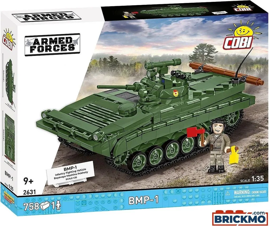 Cobi 2631 BWP-1 DDR/RUS Forces Armées Char Miniature Blocs de Construction - 12