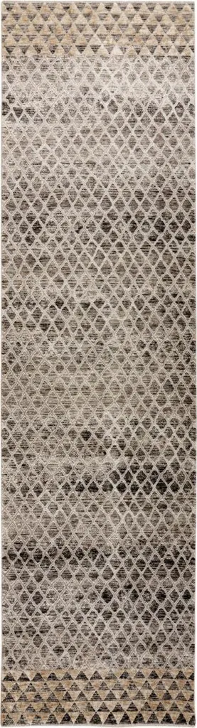 Tapis Bella 236 Grey 80x300 cm - Grand tapis de couloir gris moderne