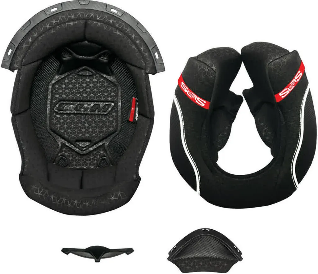Casque de moto intégral CGM 360 KAD noir avec intérieur amovible