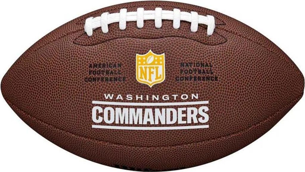 Wilson Nfl Licensed Washington Commanders American-football-ball Braun Braun One Size