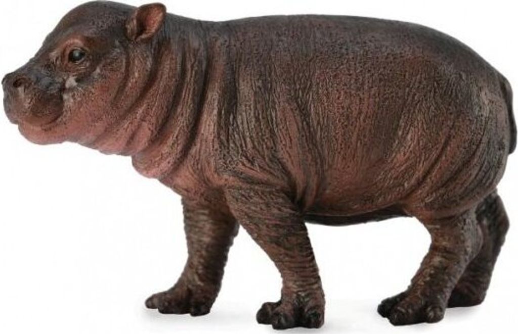 animaux sauvages : hippopotame pygmée 6 cm brun foncé Image du produit 