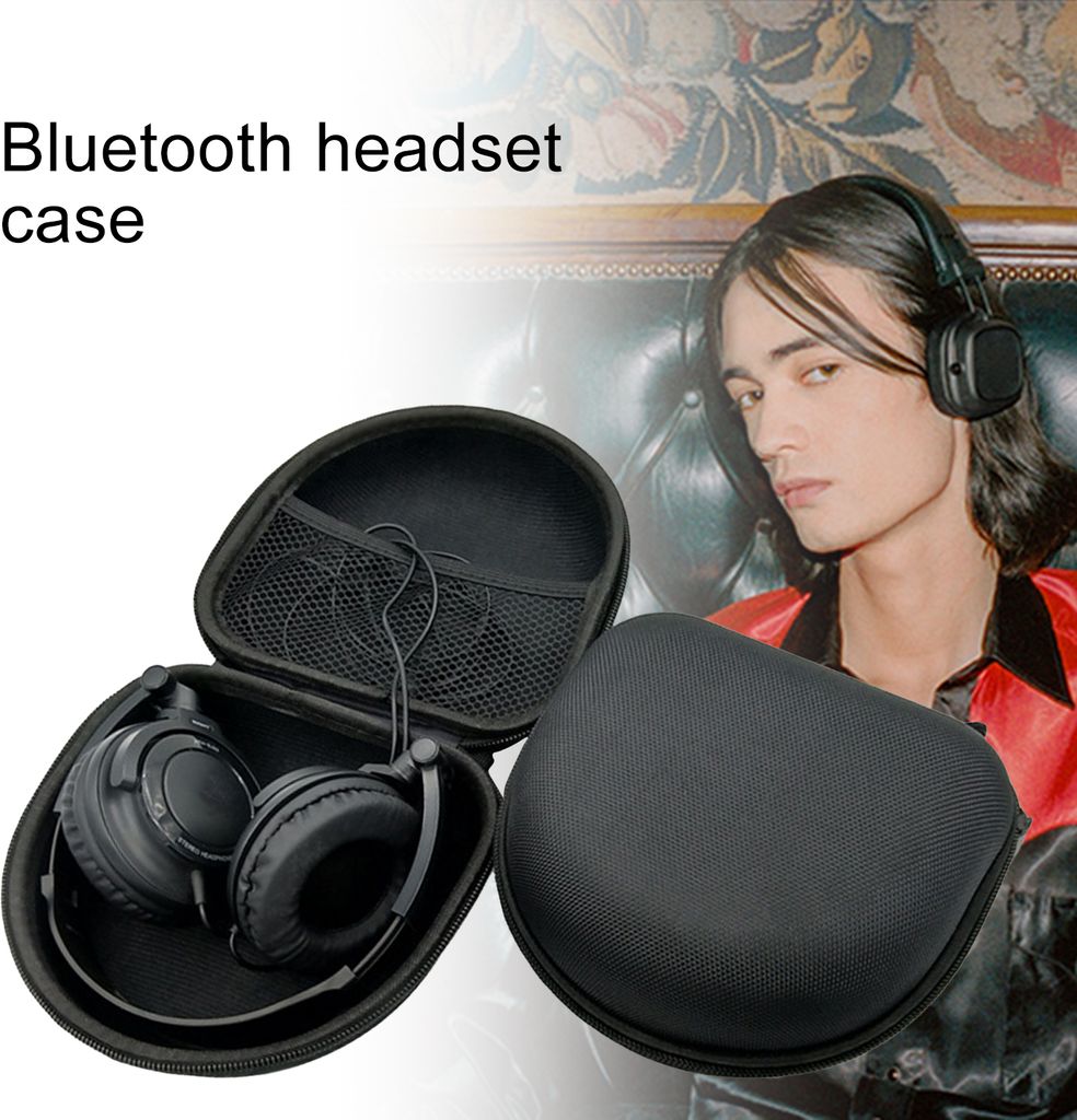 Aufbewahrungsbox Stoßfest Eva Bluetooth Kopfhörer Reisetasche Für Monitor Midanc Major Iii 123 Generation