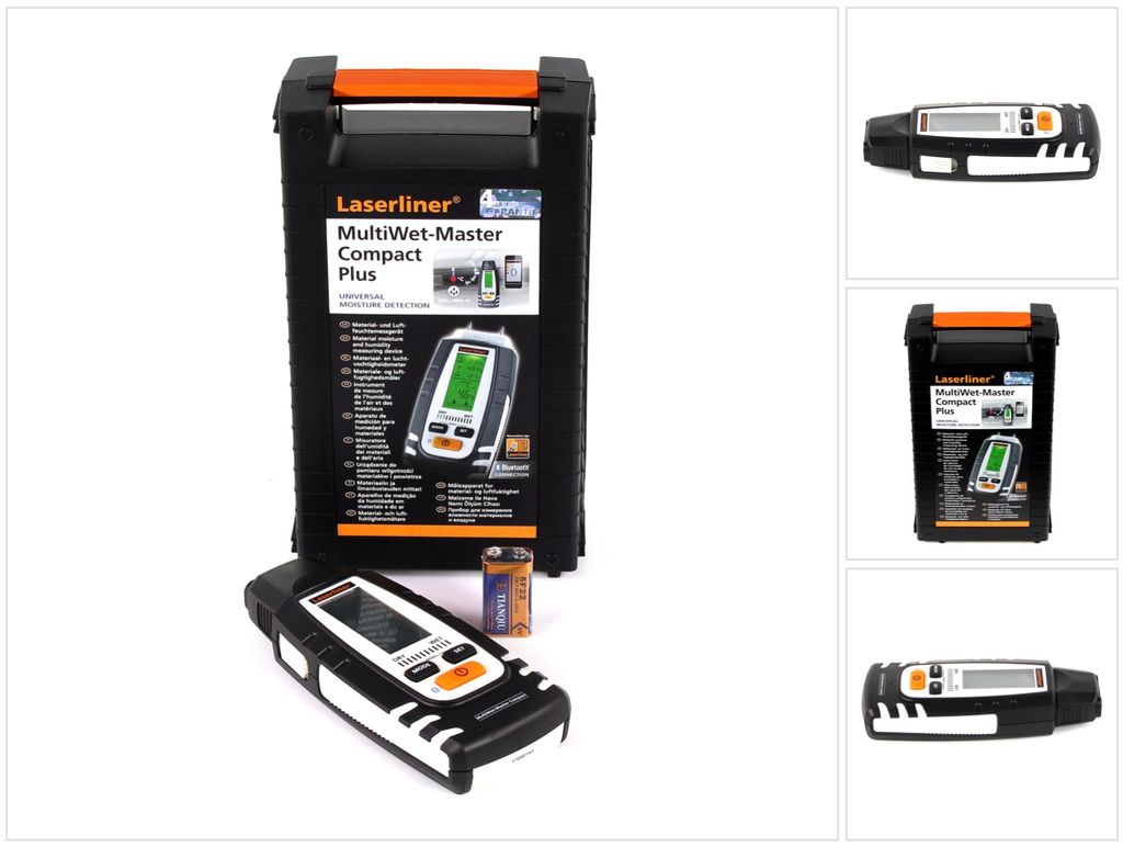 Laserliner Materialfeuchtemessgerät MultiWet-Master Compact Plus 082.390A