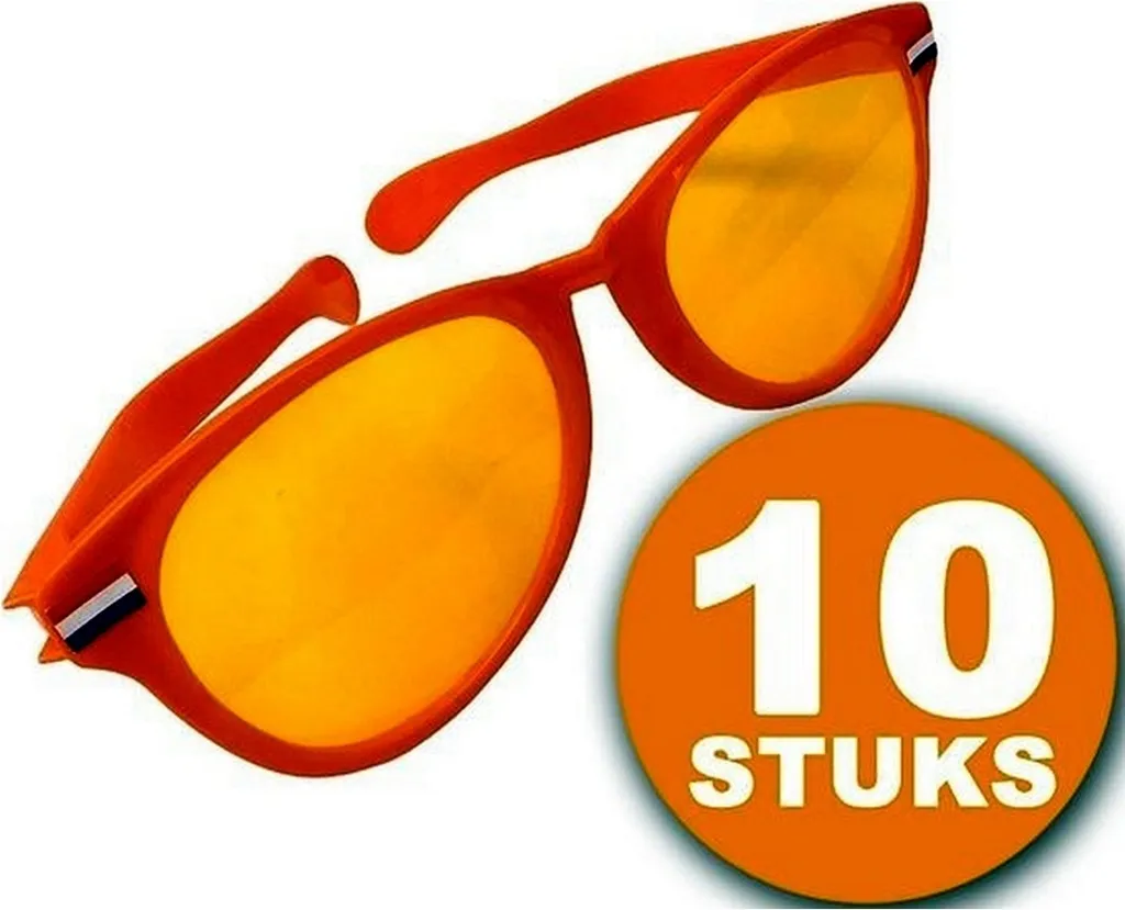 Verres de Fête Orange pour Supporter Football et Événements Pays-Bas 10pc