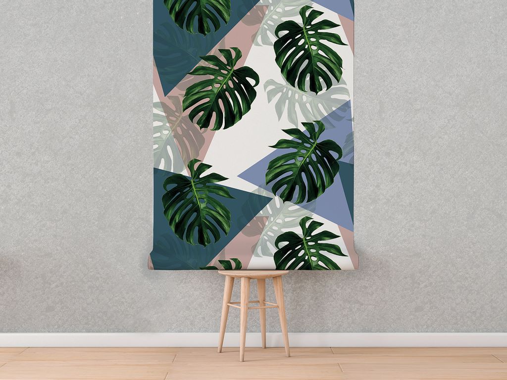 Coloray Fototapete 104x70 cm Latextapete Magicstick - Monstera