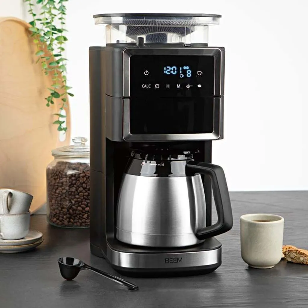 Cafetière filtre programmable avec broyeur intégré et verseuse isotherme - 7