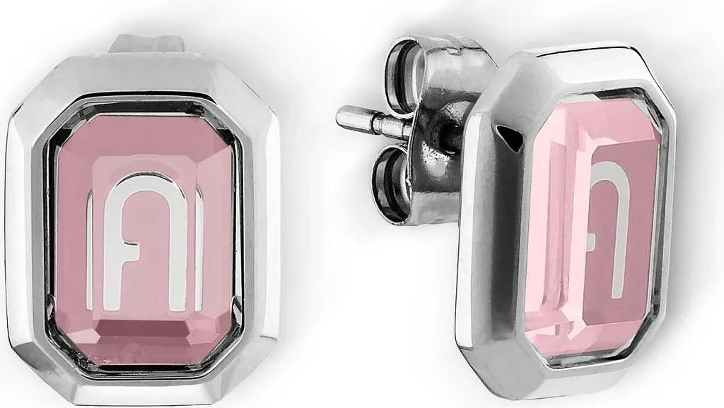 Boucles d'oreilles Furla forme octogone pour un look de bureau élégant