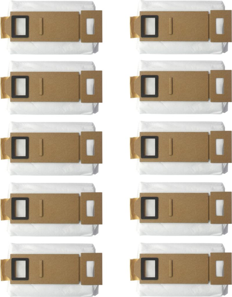 10x Trade-Shop Staubsauger-Beutel / Filtersäcke / Mikrovlies-Beutel / Saugbeutel kompatibel mit Xiaomi Roborock S7, S7 Plus, T7, T7 Plus, T7S, T7S...
