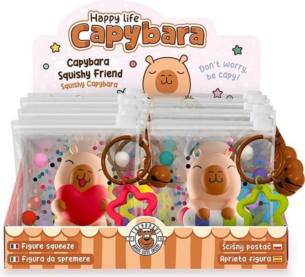 Squishy Capybara m.Schlüsselanhänger Produktbild 