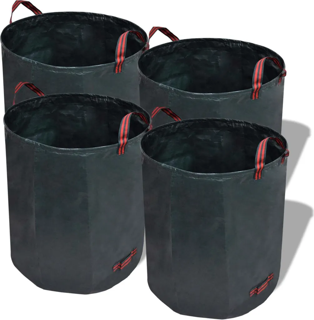 Sac poubelle indéchirable vert 45 x 76 cm en polypropylène de qualité