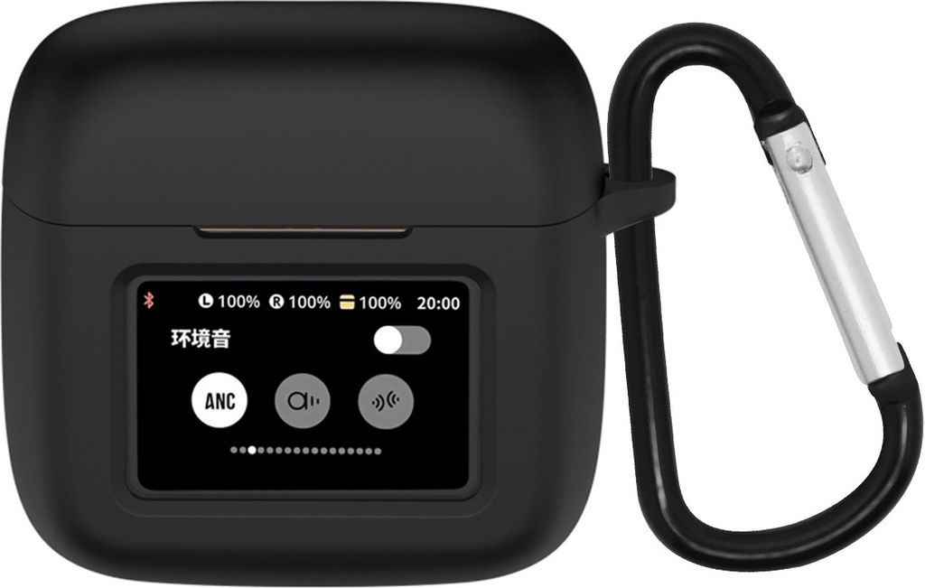 INF Ochranné silikonové pouzdro pro JBL Tour Pro 3 Černá Obrázek produktu 