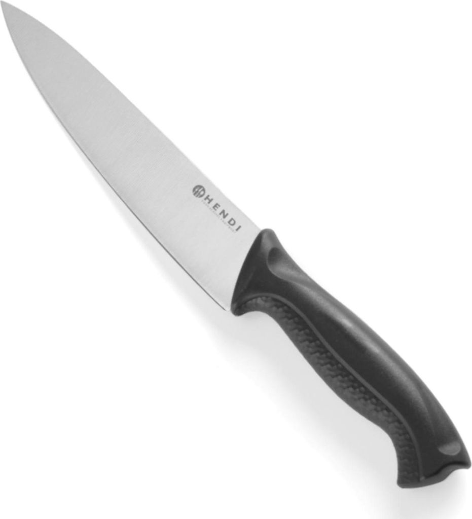 HENDI Kochmesser 180 mm Kunststoffgriff schwarz