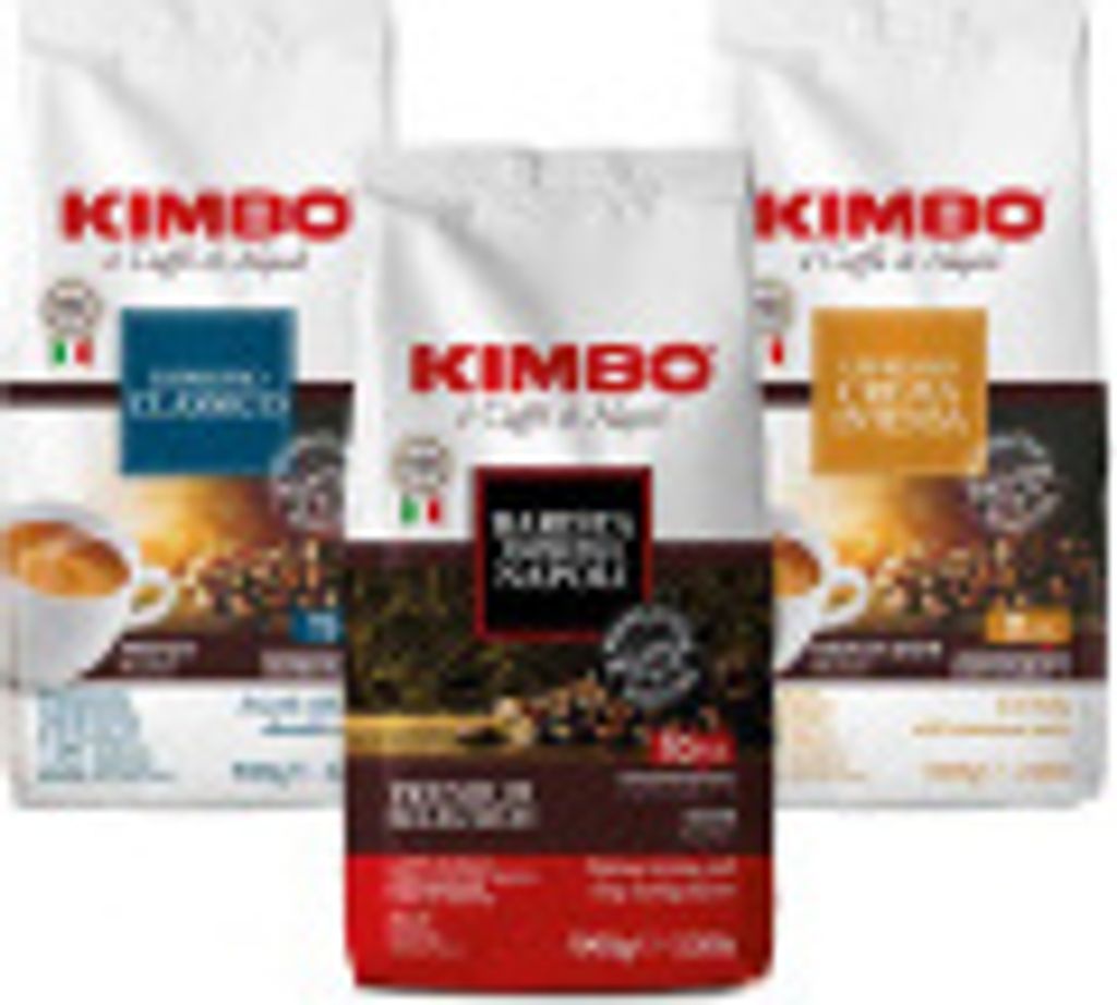Kimbo Kaffeebohnen Probierset: Classico, Barista Espresso Napoli und Crema Intensa 1 kg x 3 Kimbo Caffè