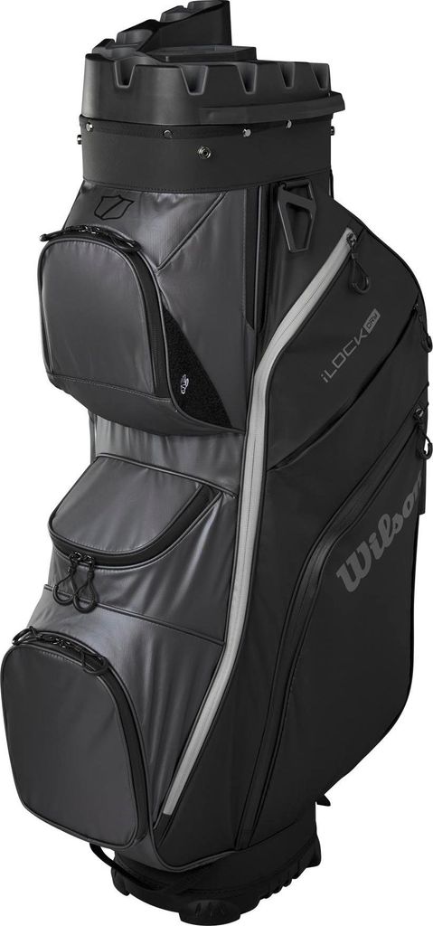 Wilson Staff I-lock Dry – Wasserabweisende Golftasche – Cartbag – Schwarz Grau