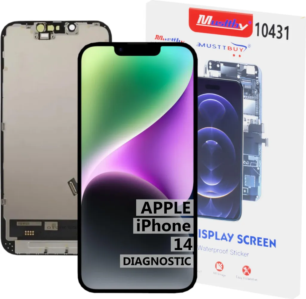 Écran Soft OLED iPhone 14 LCD d'origine programmable avec puce IC