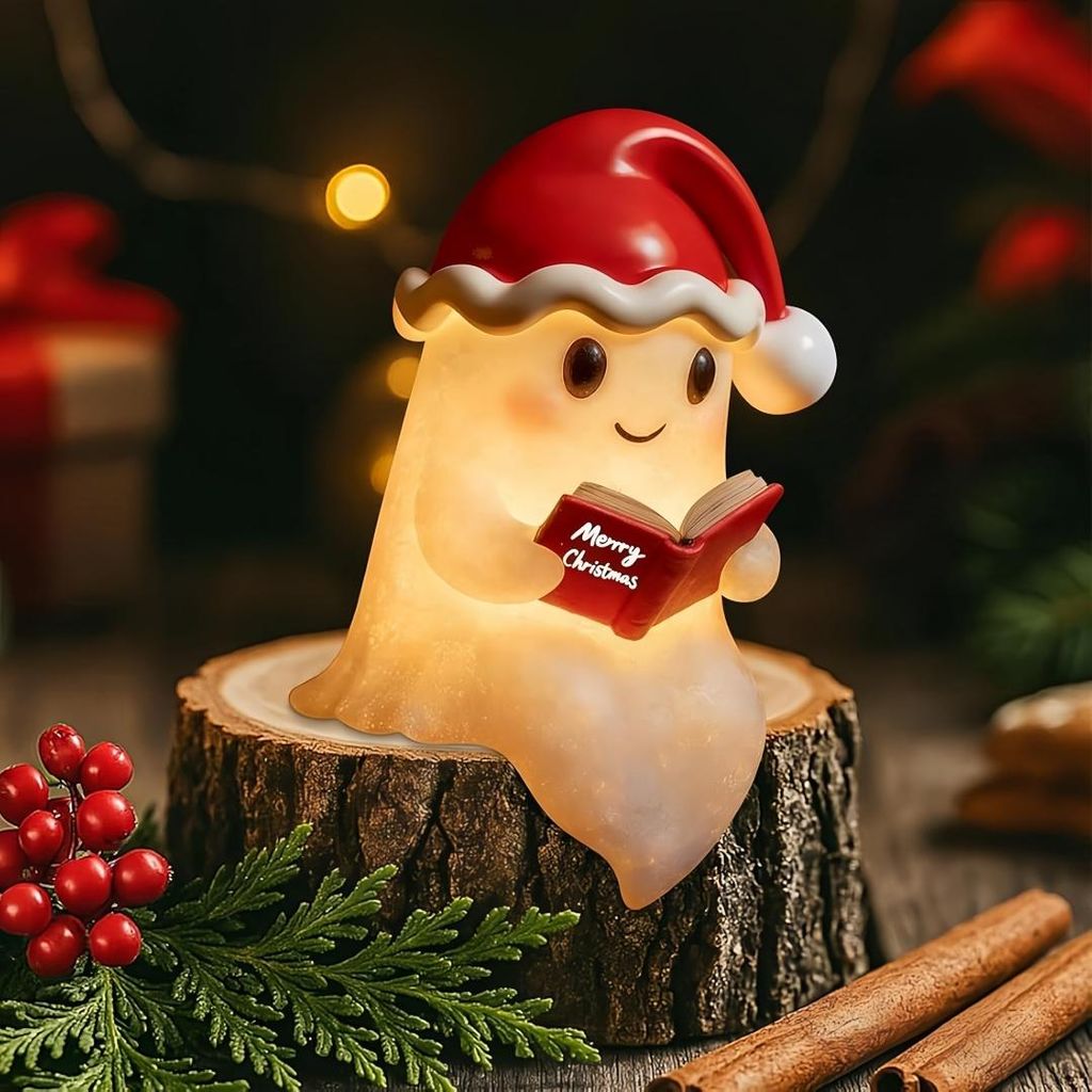 Weihnachten Geisterstatue Nachtlicht,Niedliche&Herzlich Produktbild 