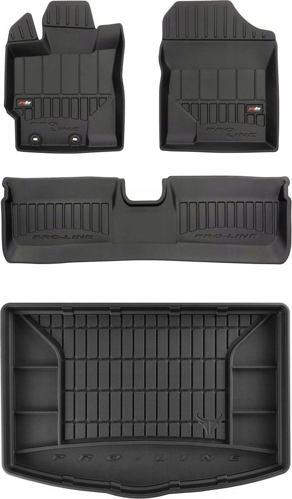 SET 3D Gummimatten Toyota Yaris 3 HB 2011-2020 5-Türer