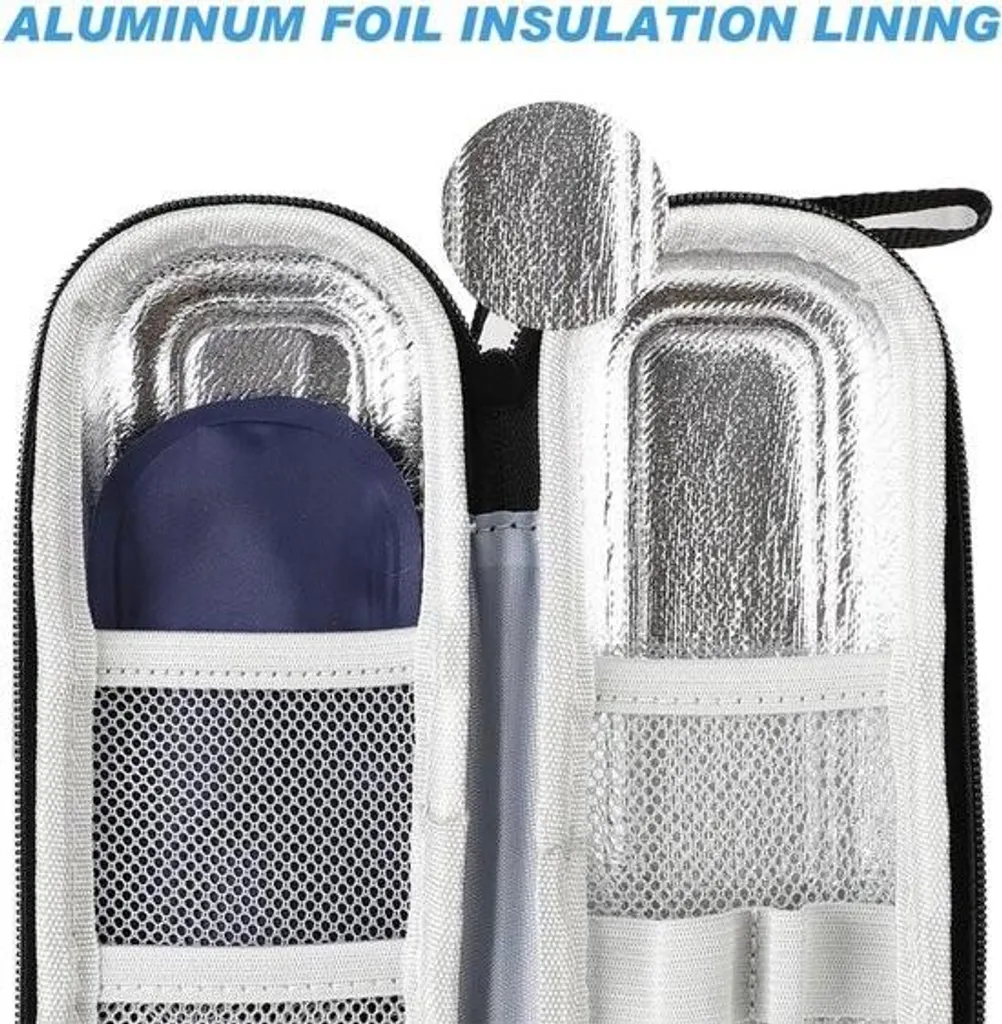 Glacière à insuline de voyage portable noire pour usage quotidien - 2