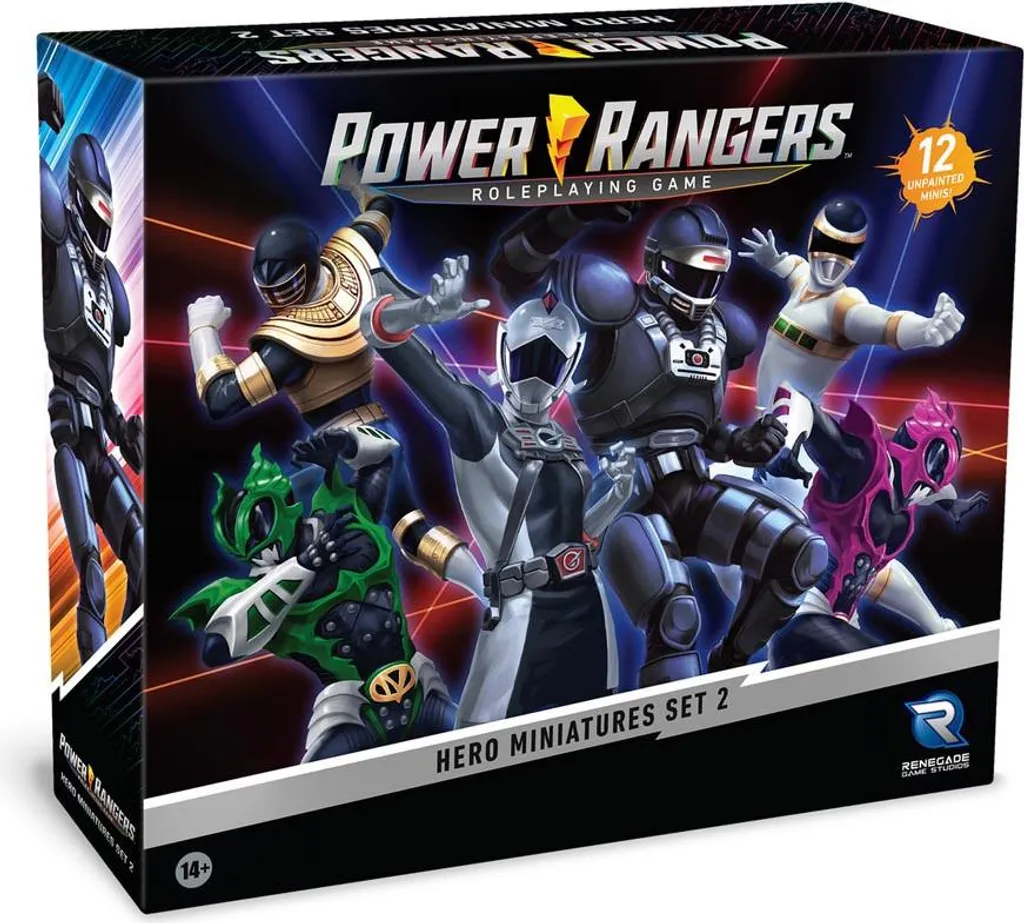 Accessoires de Jeu de Rôle Power Rangers RPG Hero Miniatures Set 2 ENG
