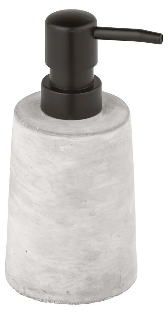 Distributeur de savon liquide aspect pierre naturelle Villena - Gris